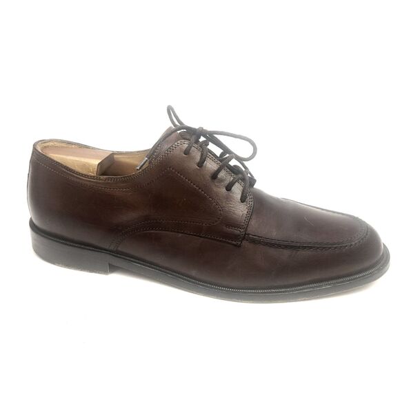 Johnson & Murphy Cellini Made In Italy Mens Brown Leather Sz 10.5 M Moc Toe main image 7